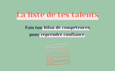 La liste de tes talents ✨