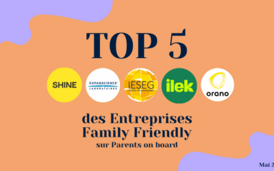 Top 5 des meilleures entreprises où il fait bon travailler quand on est parent