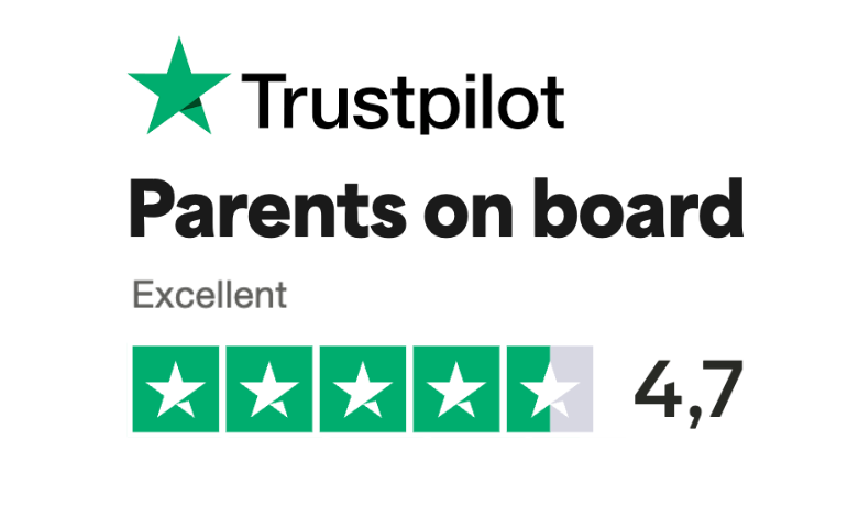 Parents on board trustpilot notation 4,7