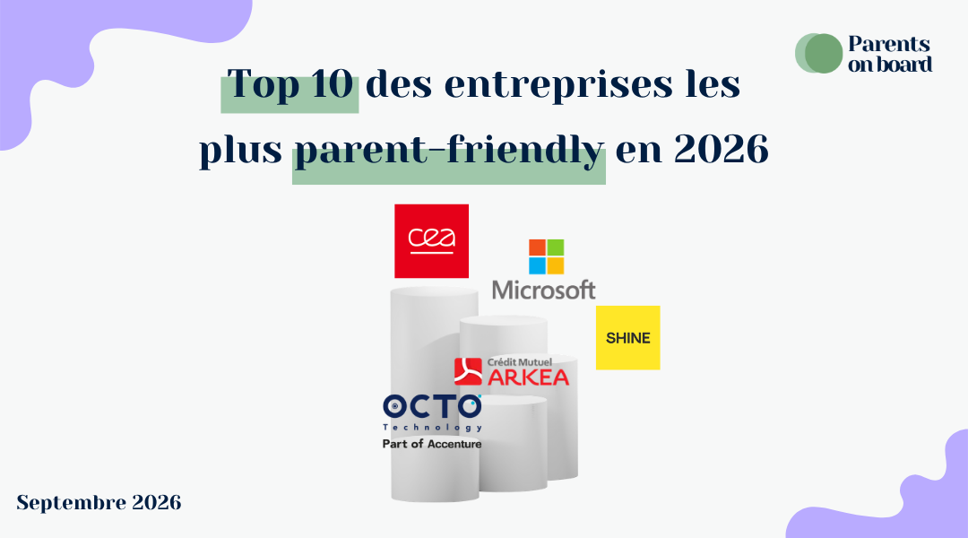 Top employeurs pour les parents selon Parents on board
